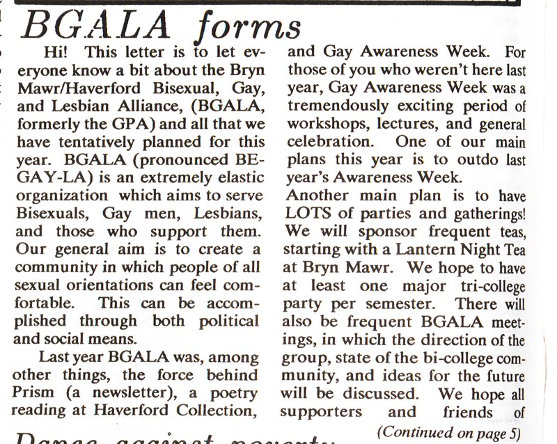 BGALA forms BGALA forms