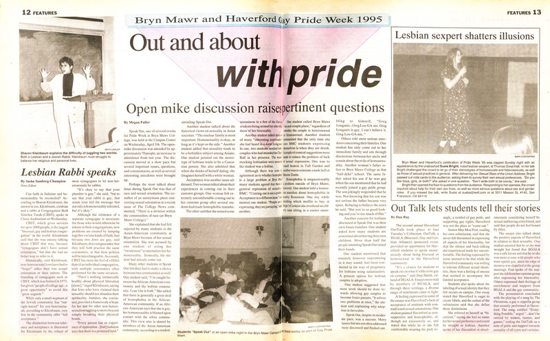 Out and about with pride Out and about with pride