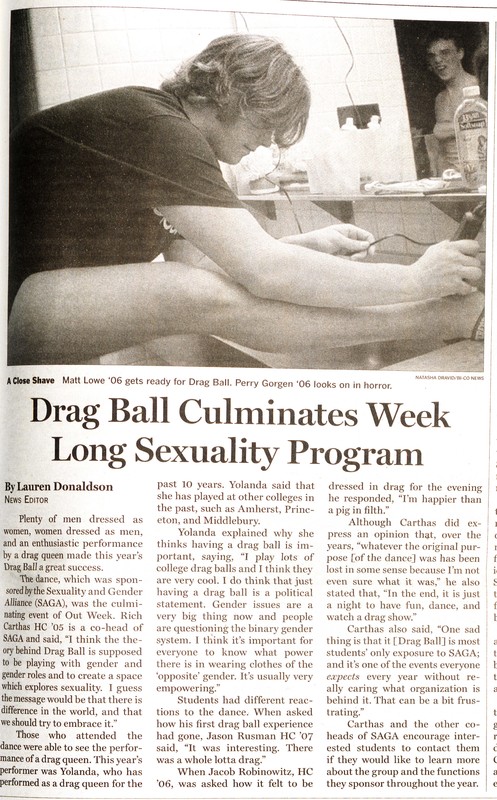 Drag Ball Culimates Week Long Sexuality Program Drag Ball Culimates Week Long Sexuality Program