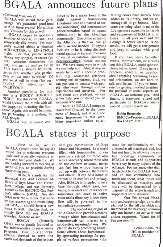 BGALA forms BGALA forms