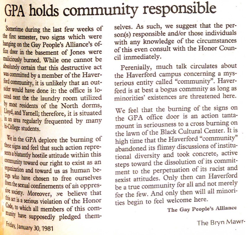 GPA holds community responsible GPA holds community responsible