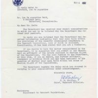 Letter to Ira De. A. Reid, November 6, 1952