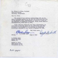 Copy of letter to Gilbert White, January 5, 1955