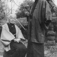Ozu with his mother