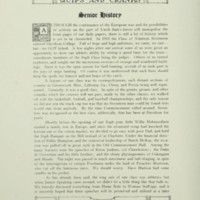 Quips &amp; Cranks [1917], Senior History Page