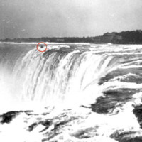Lussier's Ball on the crest of the Falls July 4 1928