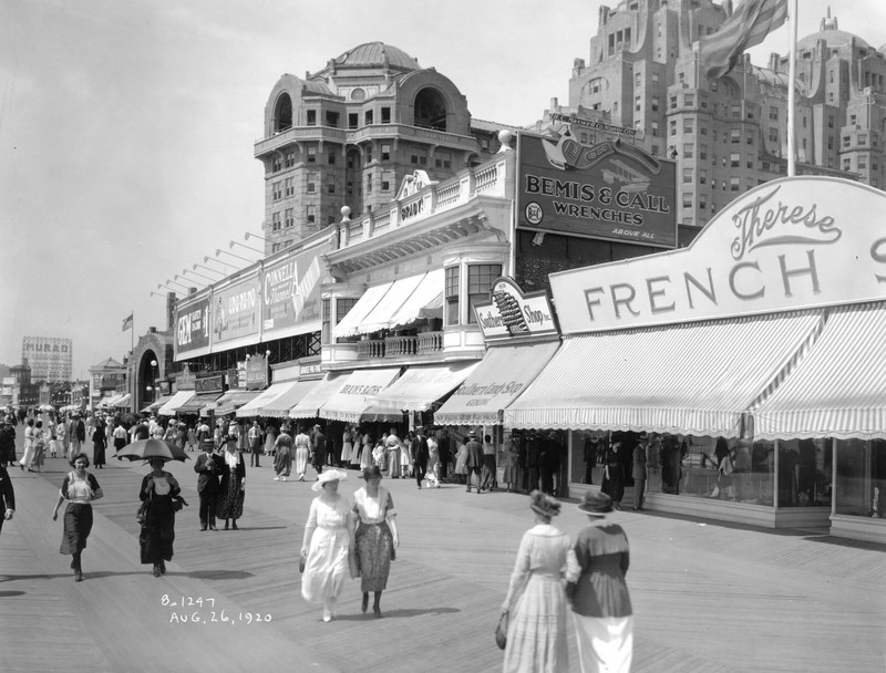 The Atlantic City Boardwalk, August 26, 1920