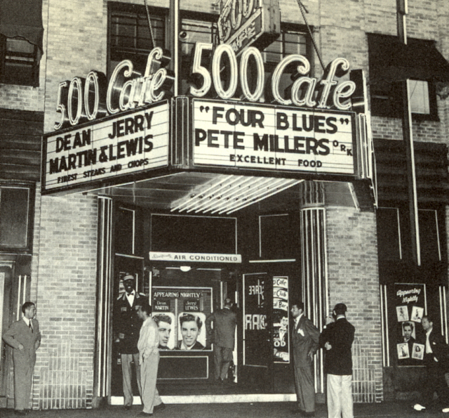 Exterior of the 500 Cafe 