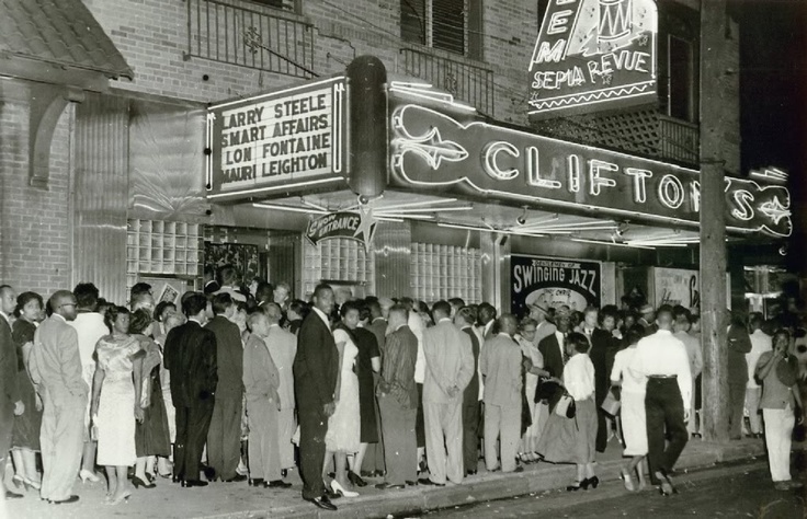 Photograph of the exterior of Club Harlem 